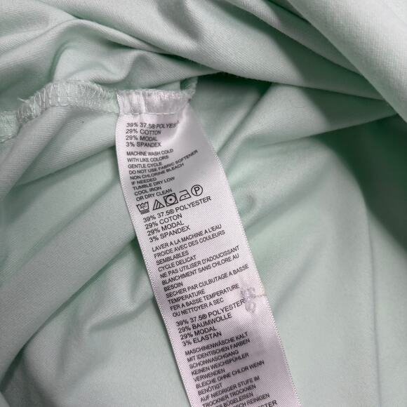 Tommy Bahama Island Zone Mens XL Solid Mint Green Short Sleeve Polo Shirt - Picture 4 of 7